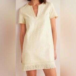 Boden Cream Mini Dress